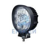 Фара рабочая LED AE27R-42HC направл, свет, 9 диодов, 27W, 12/24V круглый корп. (Оригинал)