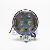 Фара рабочая LED AE12R-LENS-HC направл. свет, 4 диода, 12/24V круглый корп. (Оригинал)